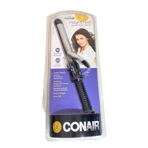 Conair Instant Heat Curling Iron 1" Barrel Dual Voltage 25 Heat Settings NWT